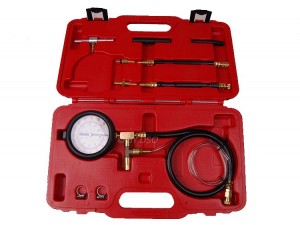 BERGEN 11 Pce Petrol Fuel Injection Pressure Test Kit 0-145psi